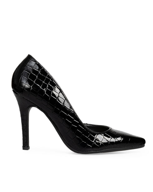 Zapatilla Picuda Negra Croc 25420